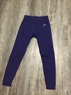 Gymshark Kids Purple Seamless High-Waist Leggings